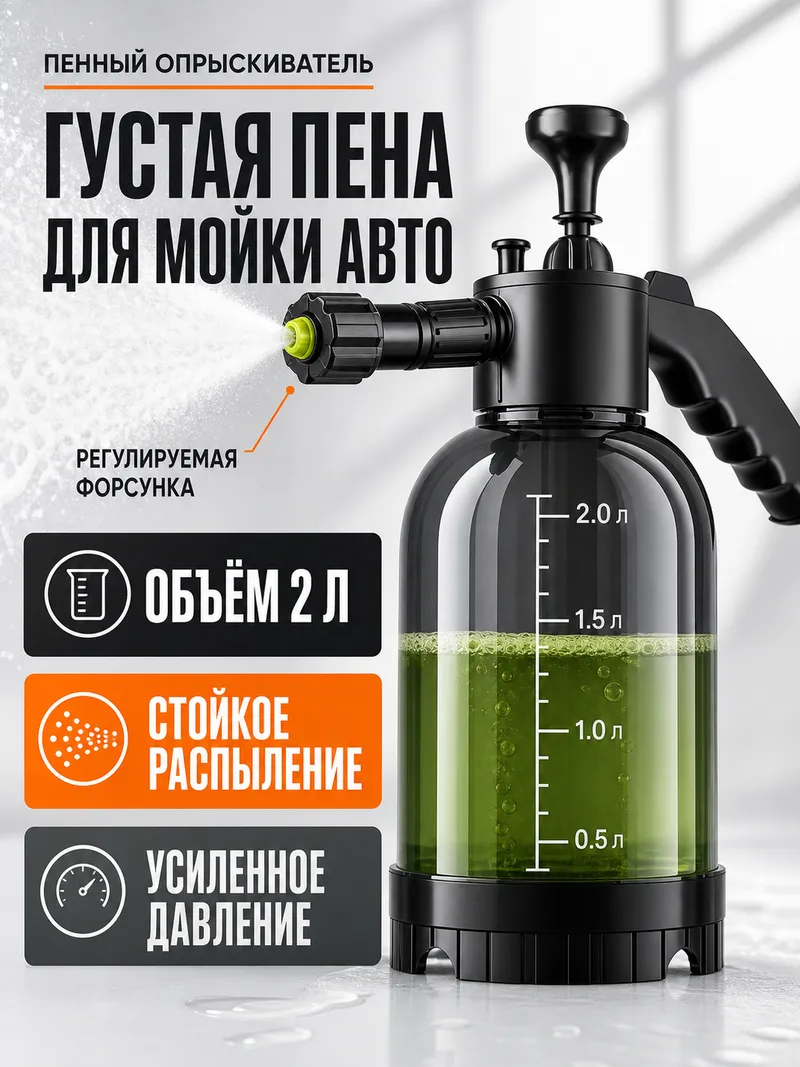Пенораспылитель автомойка высокого давления